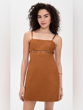 AMUR Rei Twill Mini dress